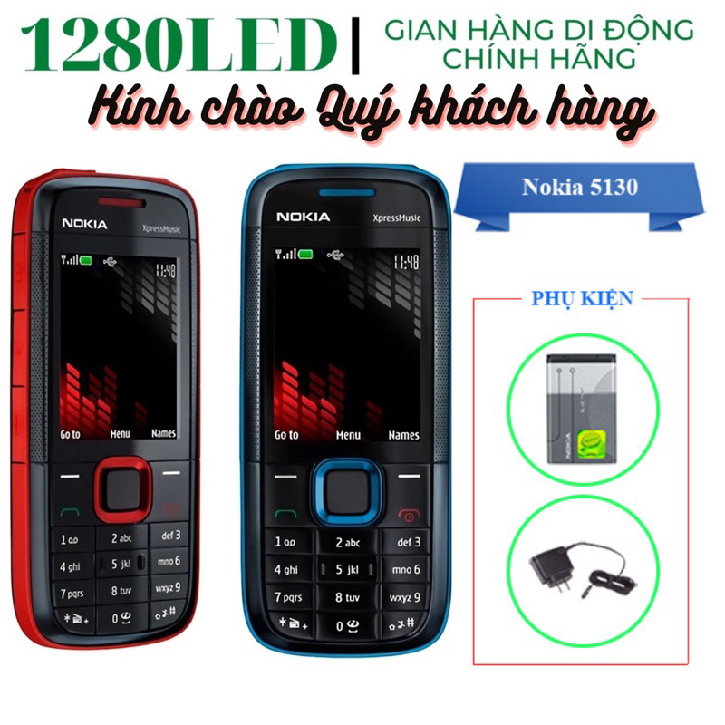 Điện thoại nokia 5130 XpressMusic main zin chính hãng kèm pin và sạc