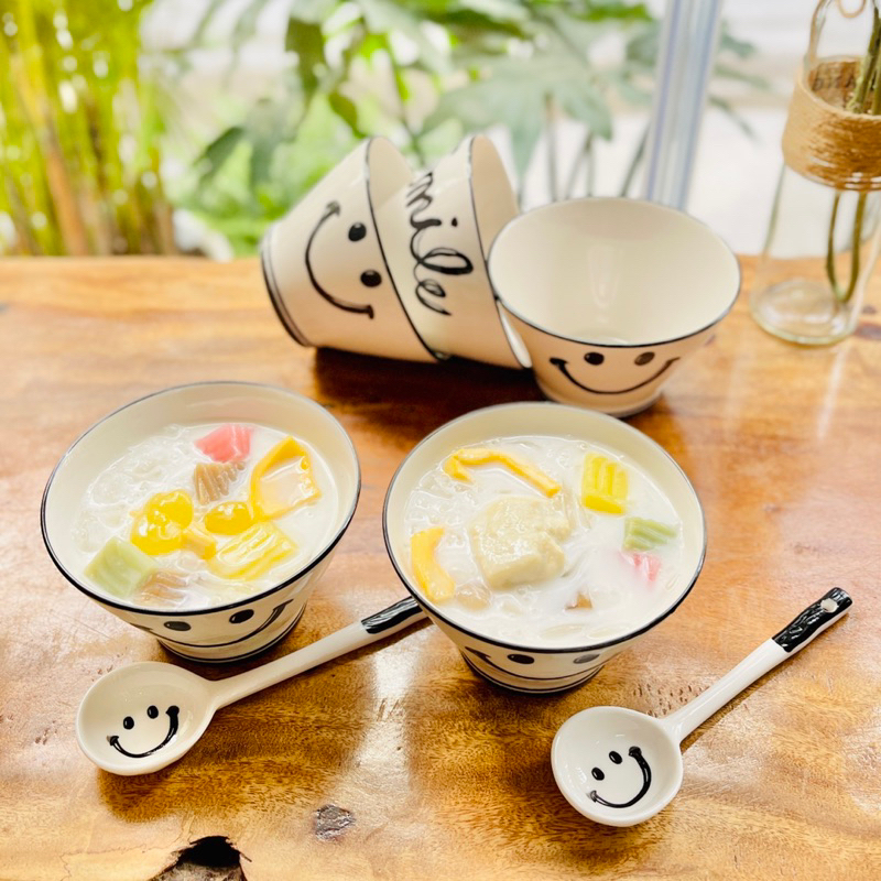 Bát ăn cơm, Bát chè decor kiểu dáng vát