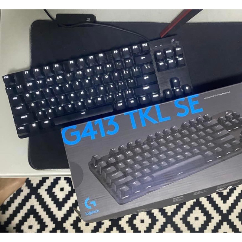 Bàn Phím cơ gaming Logitech g413 TKL brown swich like new full box