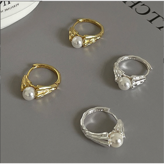 Khuyên tai bạc 925 mạ vàng 18k - 0255