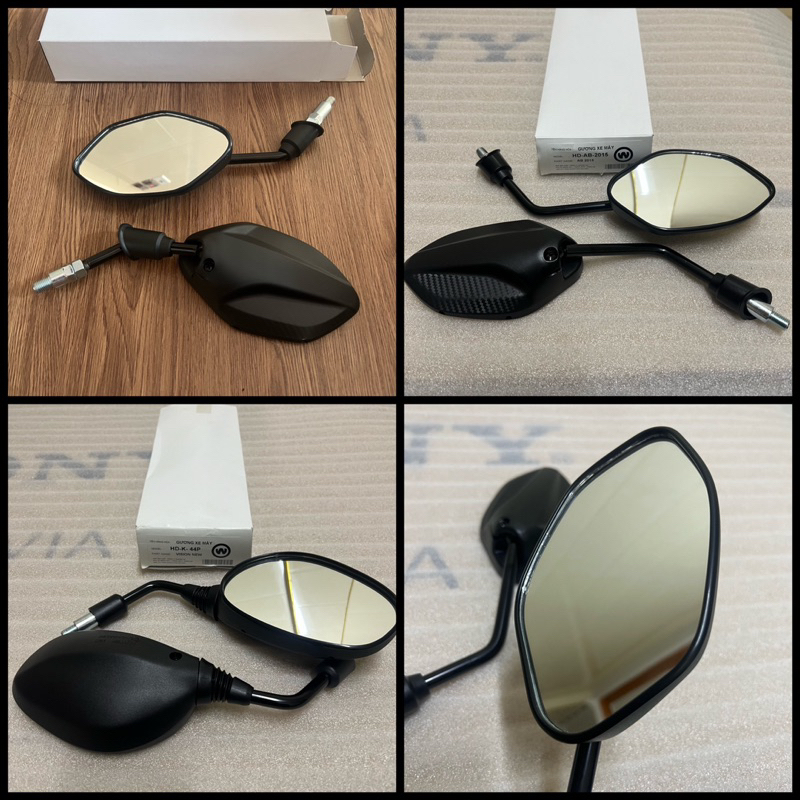 Gương xe máy airblade 125 160, ab vision 2023, sh 125i 150i, lead, sh mode kính chiếu hậu h2c