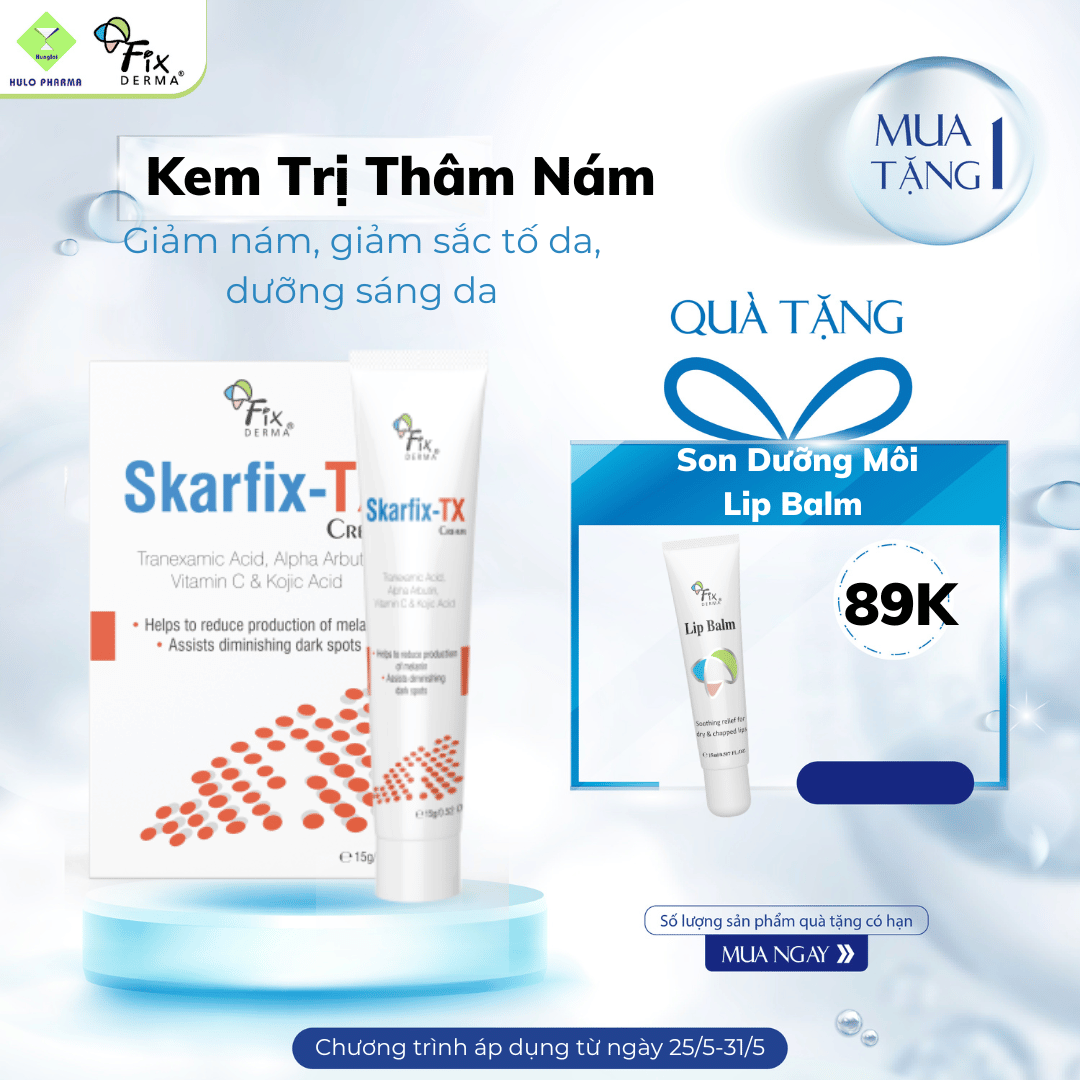 Kem Dưỡng Da Mờ Nám Fixderma Skarfix – TX Cream 15g