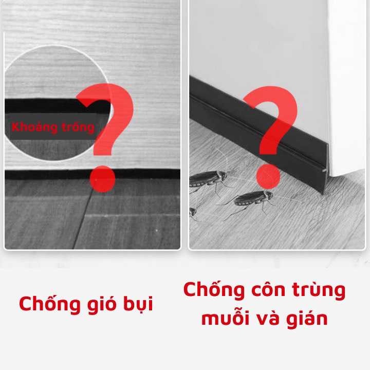 Xốp chặn khe cửa,Thanh Chặn Khe Cửa Đa Năng Dài 95cm,Chặn Đáy Khe Cửa,ngăn tiếng ồn, côn trùng dieulinhshop