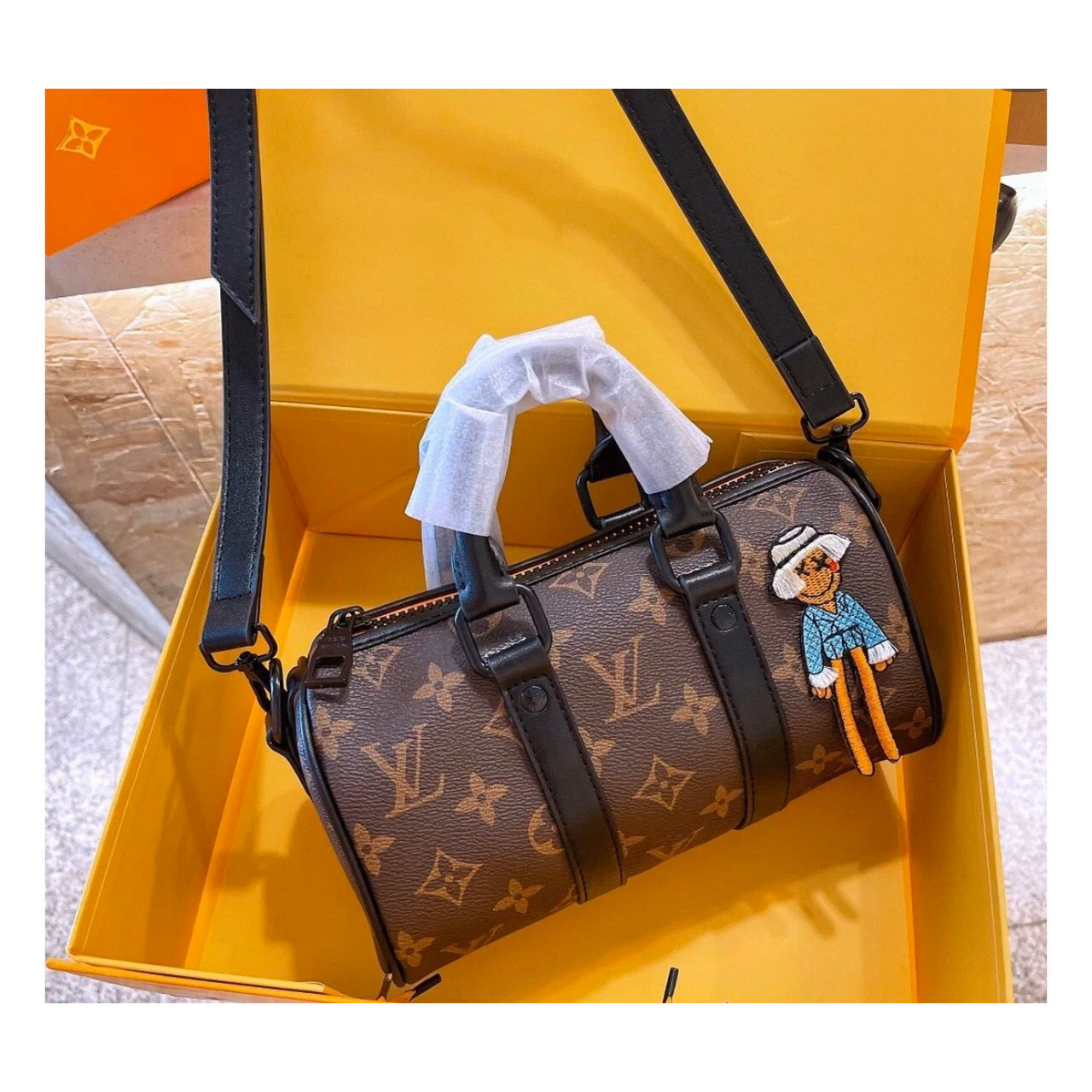 TÚI LV KEEPALL NANO DÁNG TRỐNG SZ21