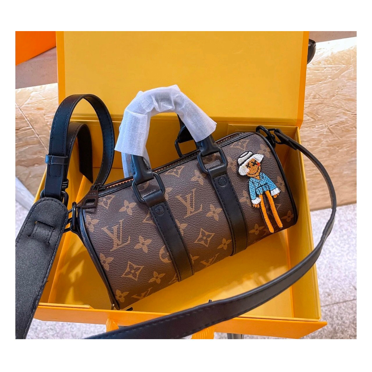 TÚI LV KEEPALL NANO DÁNG TRỐNG SZ21