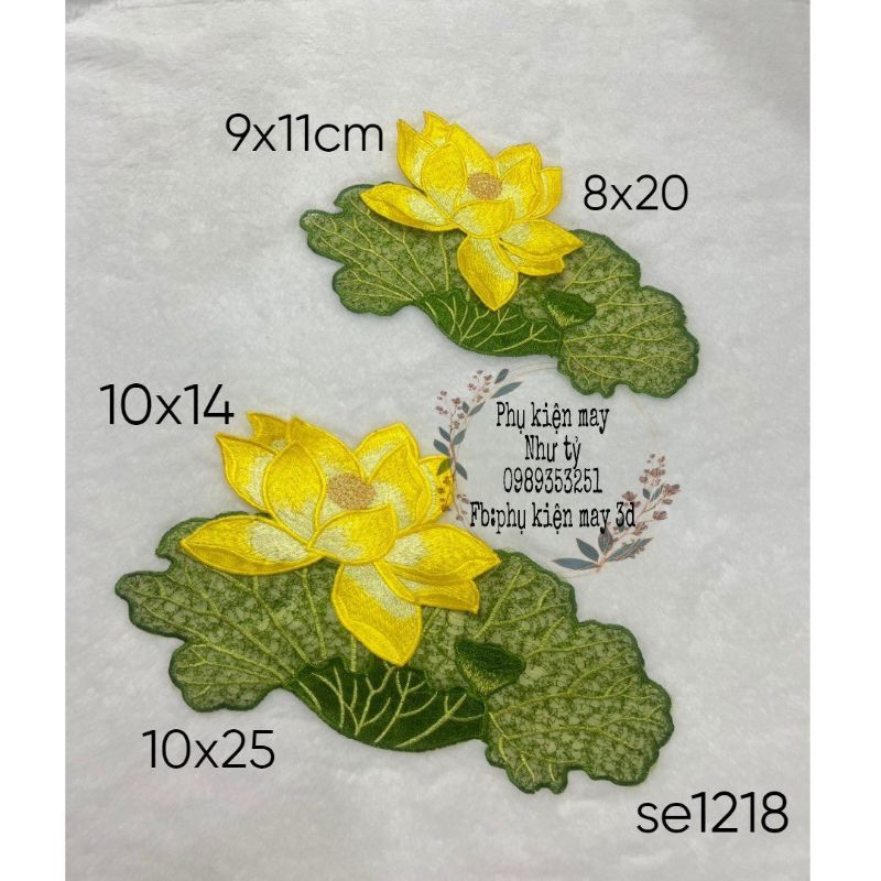 Bộ hoa sen thuê lớn và nhỏ, cực xinh