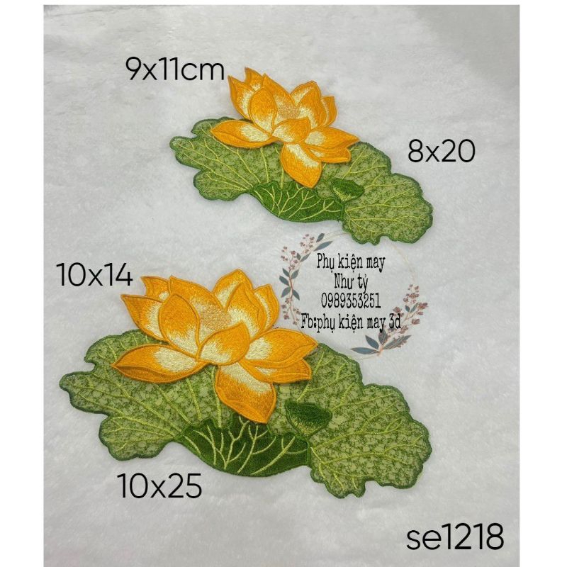 Bộ hoa sen thuê lớn và nhỏ, cực xinh