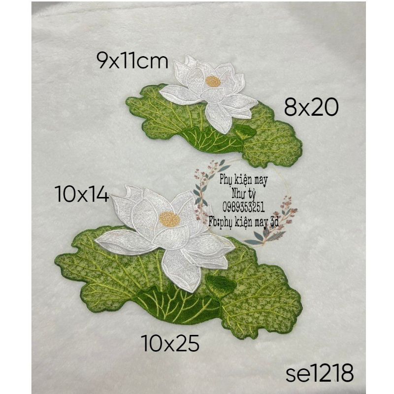 Bộ hoa sen thuê lớn và nhỏ, cực xinh