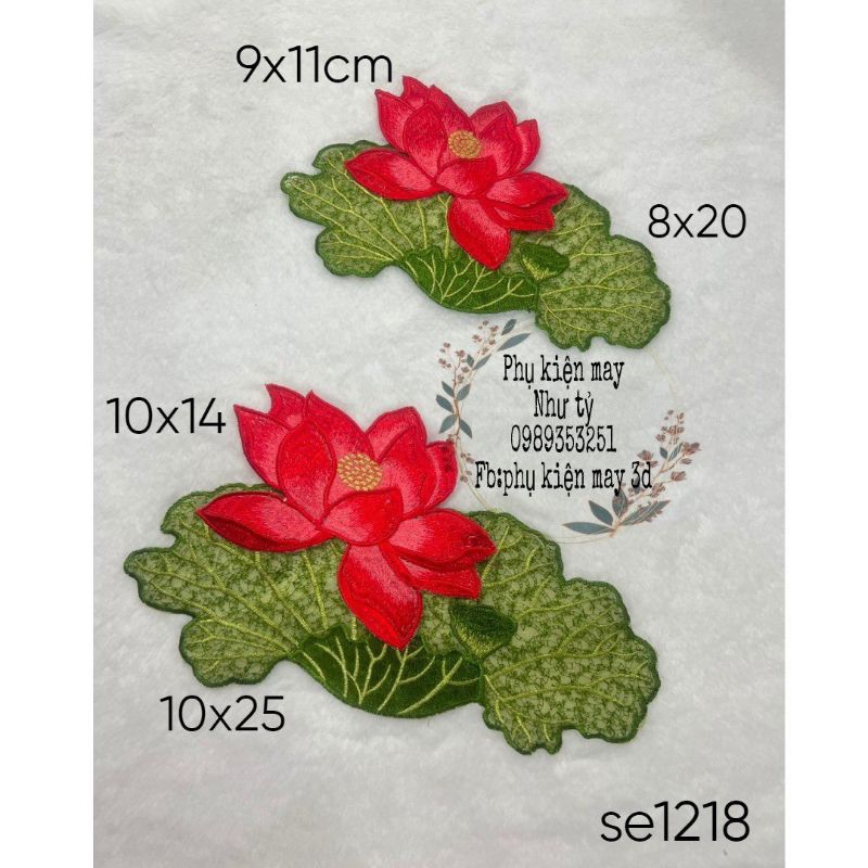 Bộ hoa sen thuê lớn và nhỏ, cực xinh