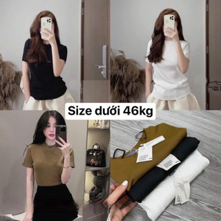 Combo 3 áo thun tăm size nhỏ dưới 46kg - hiincloset