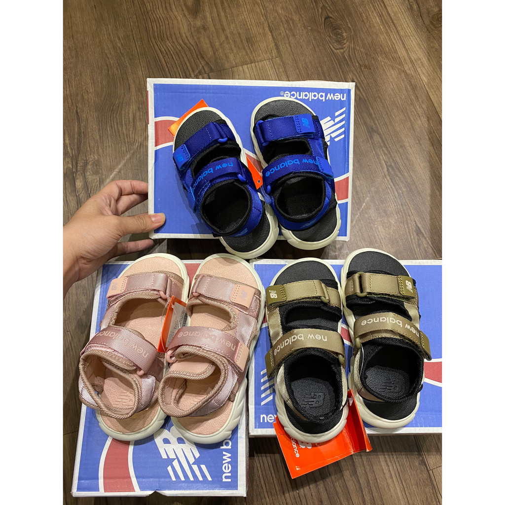Sandals NB bé trai bé gái quai dù vải mềm G2302
