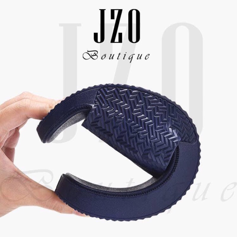 Dép Nam Quai Ngang Phong Cách Unisex Chất Nhựa Dẻo Cao Cấp Màu Đen Cá Tính Shop-uytin678