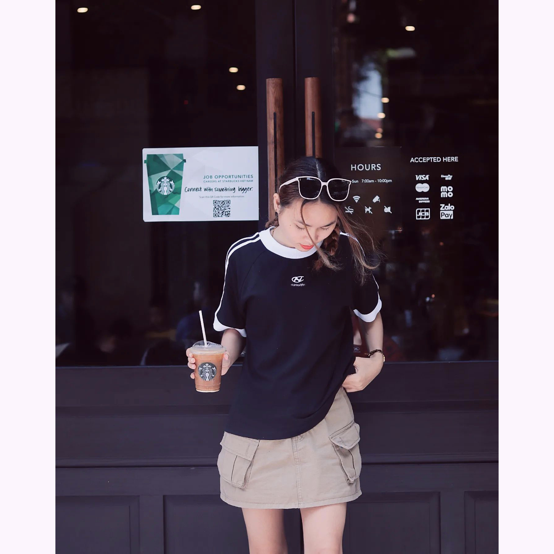 Áo Baby Tee Trendy Chữ N Thêu, Áo Thun Baby Tee Chữ N Cotton 100% Nam Nữ Unisex LCB998