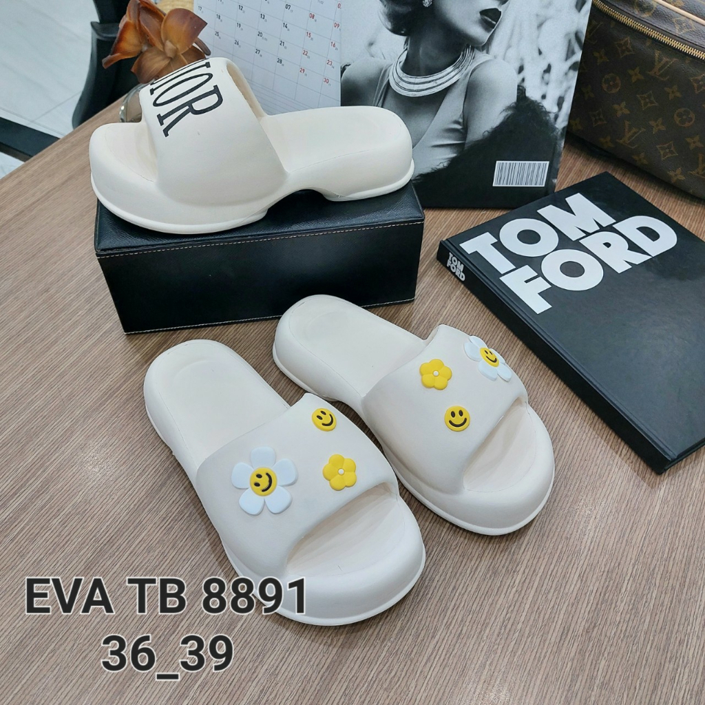 Dép quai ngang -Dép cao su nữ đế cao siêu nhẹ êm chân cao cấp 2023