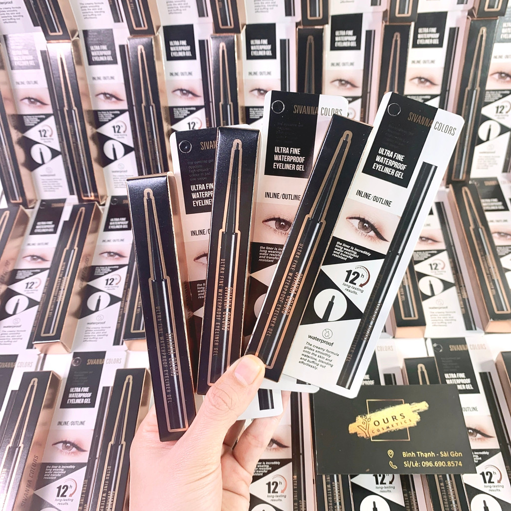Bút kẻ mắt dạng sáp Sivanna Ultra FIne WaterProof HF9032 - Chì kẻ mắt chông thấm nước, không lem, không trôi