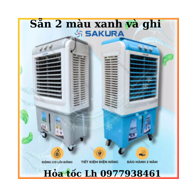 Quạt điều hoà hơi nước Nineshield HS-588A dung tích lớn 45L,Quạt hơi nước điều hoà không khí công suất lớn làm mát nhanh
