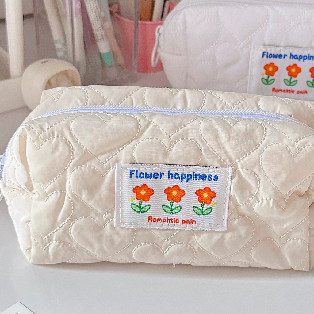 Ví bút size to xốp bông Flower Happiness tiện dụng VB03