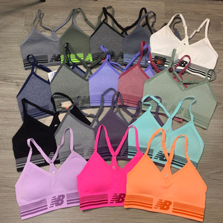 Áo Bra Thể Thao 2 Dây Tập Gym Yoga Chạy bộ NB02 Hàng Xuất Xịn Co Giãn Nâng Giữ Ngực Tốt
