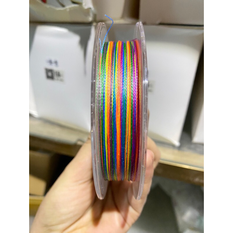 Dây dù nhện PE 7 màu X4 Spider 100m giá rẻ siêu mịn