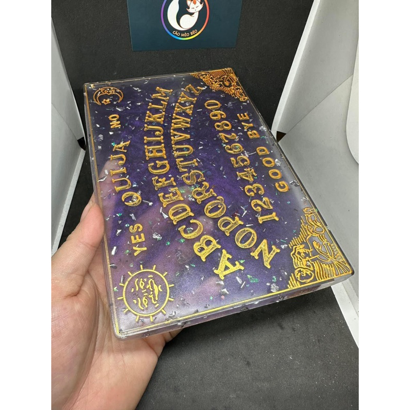 Bảng cầu cơ Bảng Ouija kèm phụ kiện nhũ kim