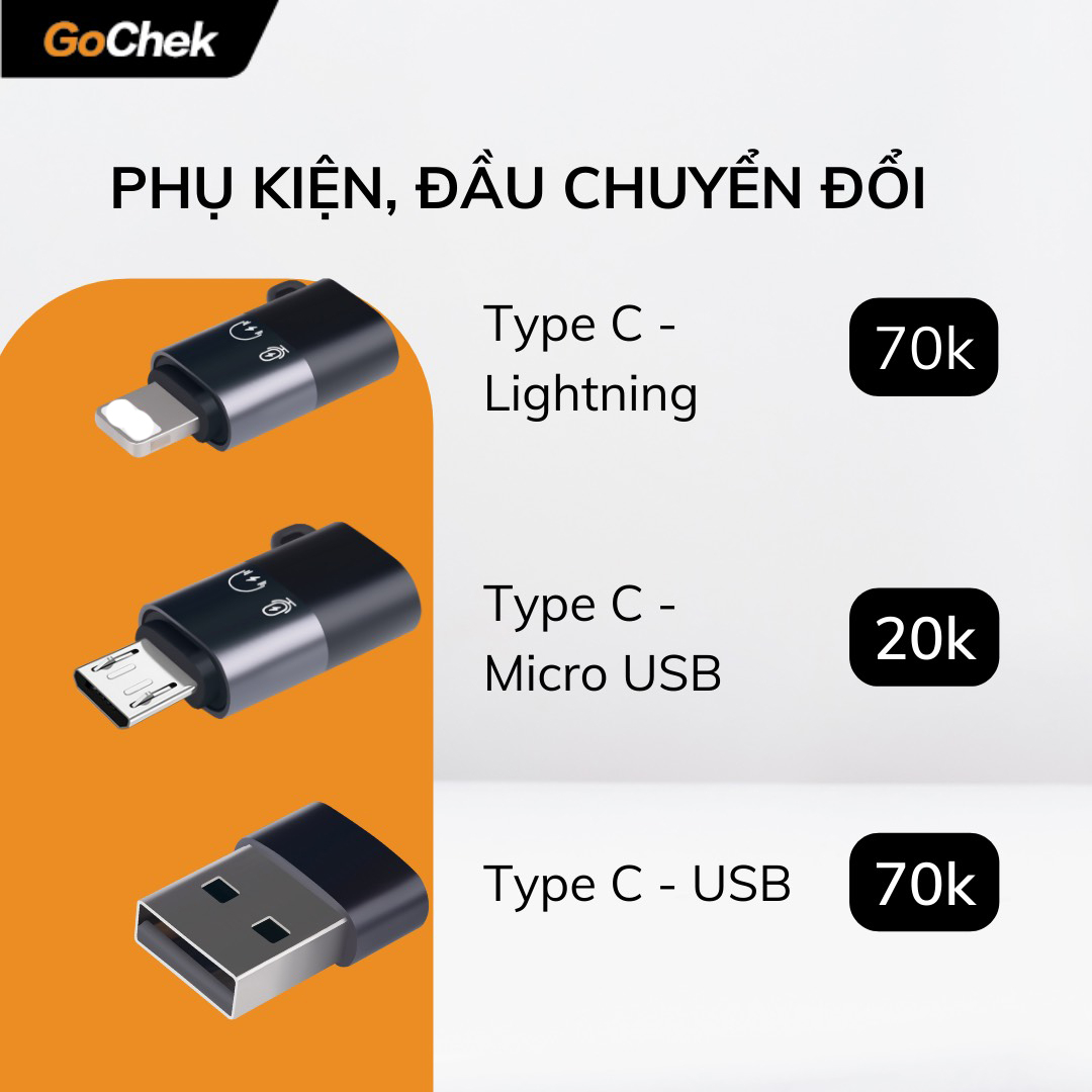 Đầu chuyển đổi dùng cho các thiết bị GoChek