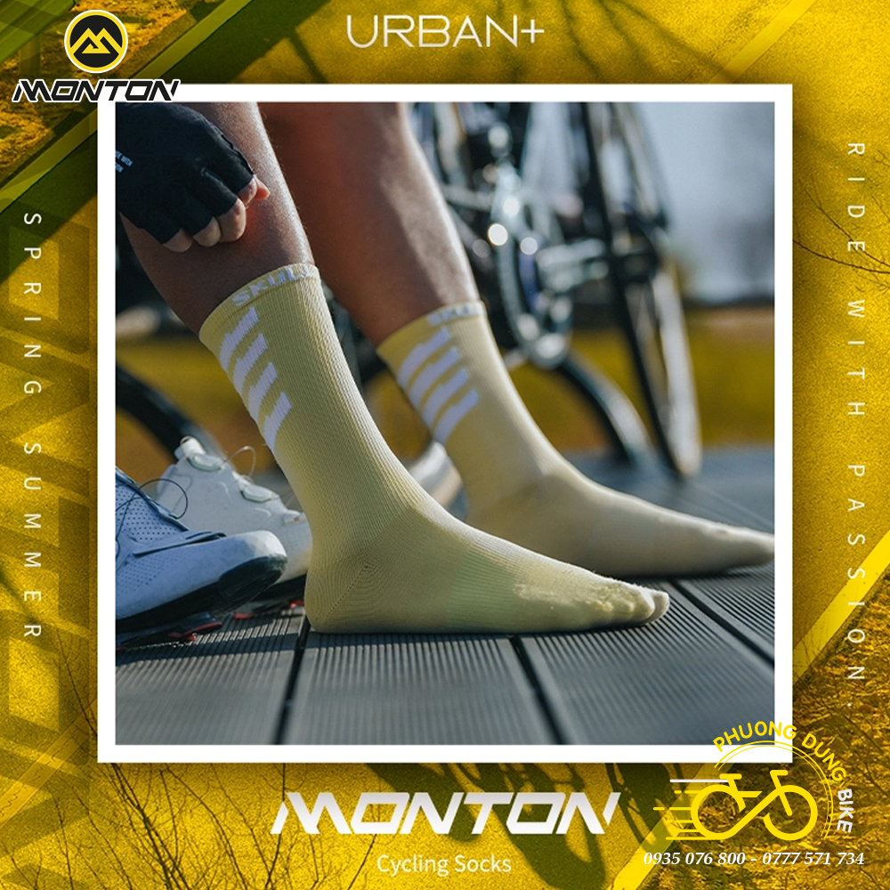 Tất  chân thể thao đi xe MONTON 2023