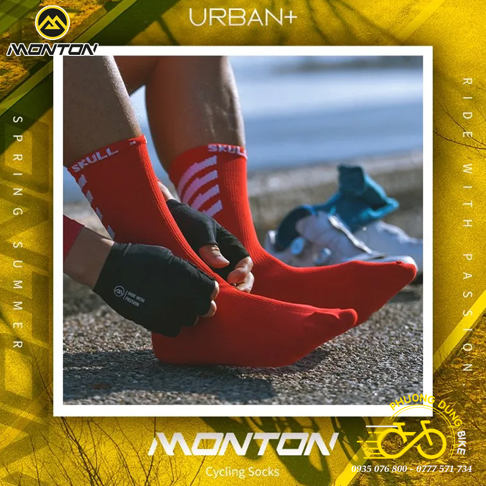 Tất  chân thể thao đi xe MONTON 2023
