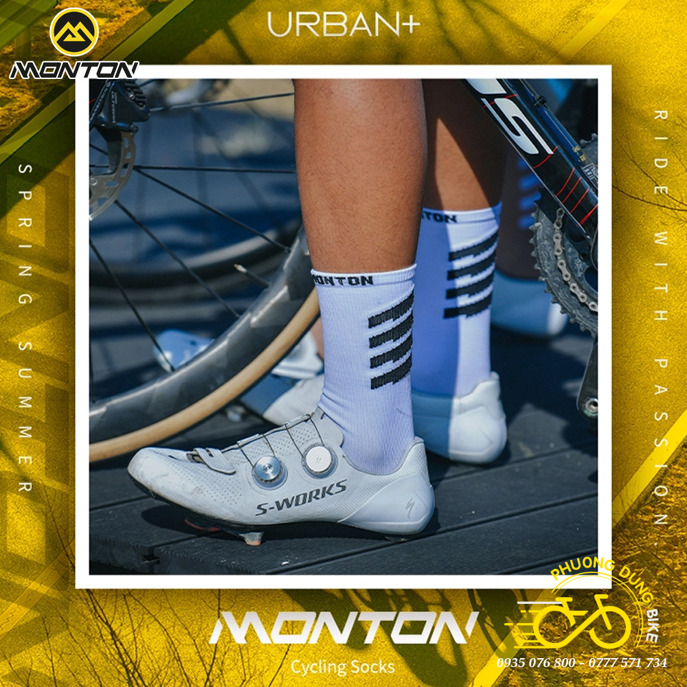 Tất  chân thể thao đi xe MONTON 2023