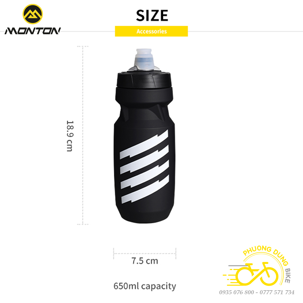Bình nước xe đạp MONTON SKULL WEEKEND 2023 650ml