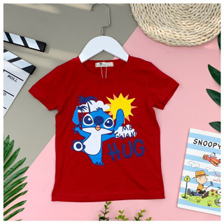  Áo thun bé trai áo phông cộc tay bé trai chất cotton size 1-7t 