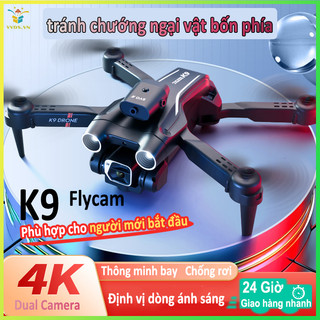 Flycam K9 Máy Bay Điều Khiển Từ Xa K9 4K HD Cảm Biến Tự Động Tránh Chướng Ngại Vật Di Chuột ổn định bằng