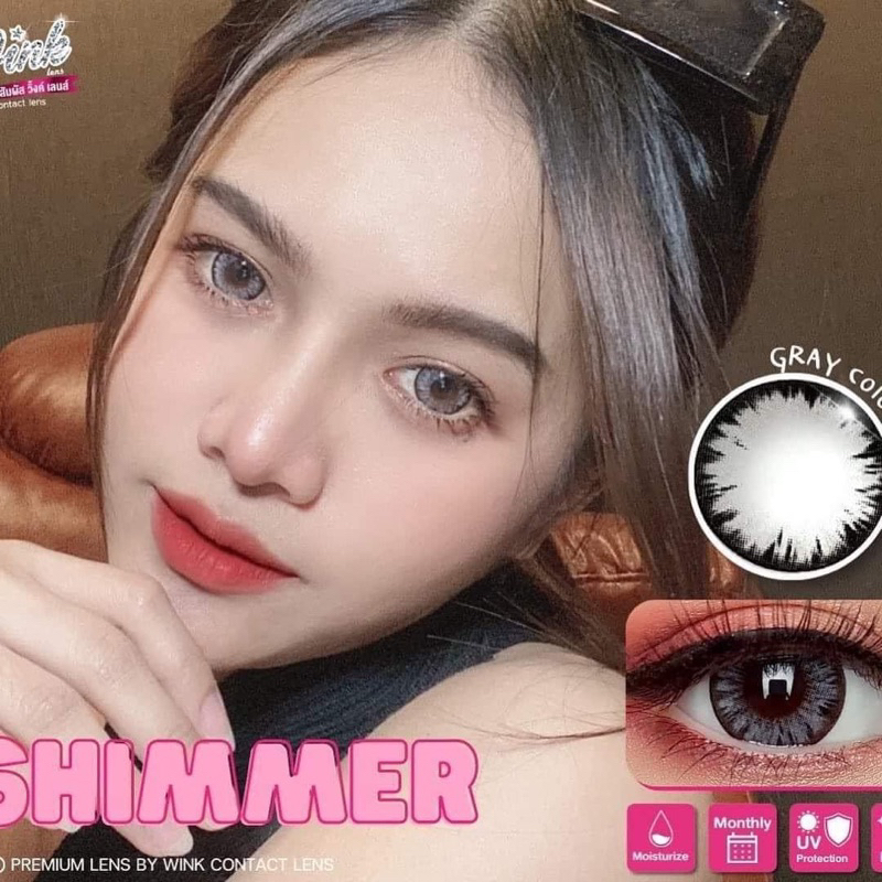 lens xám viền đen shimmer không bao giờ hết hót nhà em có giãn to và giãn nhỏ
