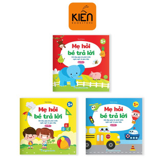 Sách - ComBo 3 Quyển Sách Mẹ Hỏi Bé Trả Lời - Giúp Con Phát Triển IQ Và Não Bộ (0 - 3 Tuổi) - Nhà sách Kiến