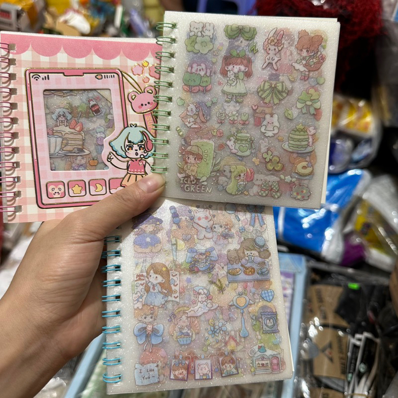 Sỉ 5 quyển sổ Sticker nhãn dán ~700 sticker