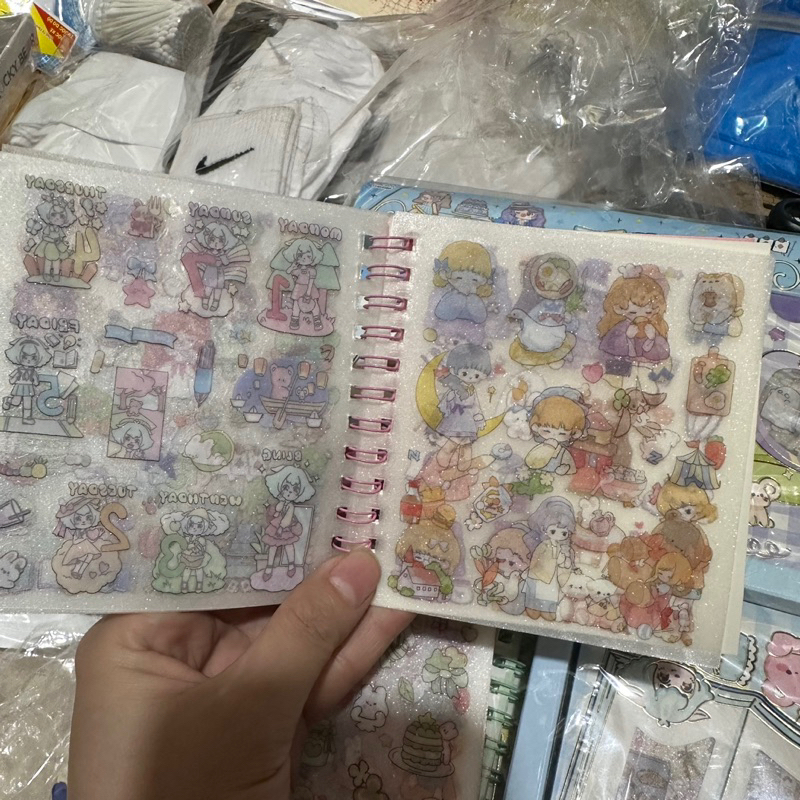Sỉ 5 quyển sổ Sticker nhãn dán ~700 sticker