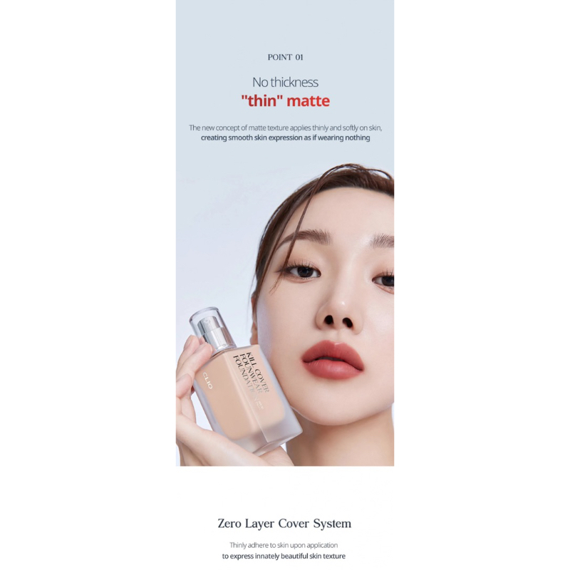 Kem Nền Clio Kill Cover Founwear Foundation SPF 50 PA+++