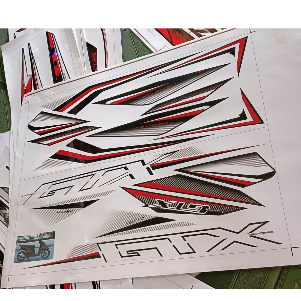 tem rời luvias gtx dán XE TRẮNG