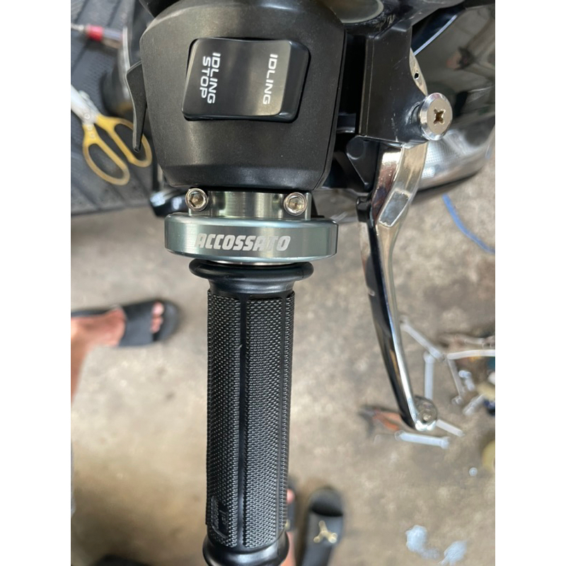 Cùm ga ACCOSSATO CNC tăng tốc cho vario, sirius,wave,ex,winner,sonic,satria,sh,vario,dream,dio,cub,raider,gsx,future