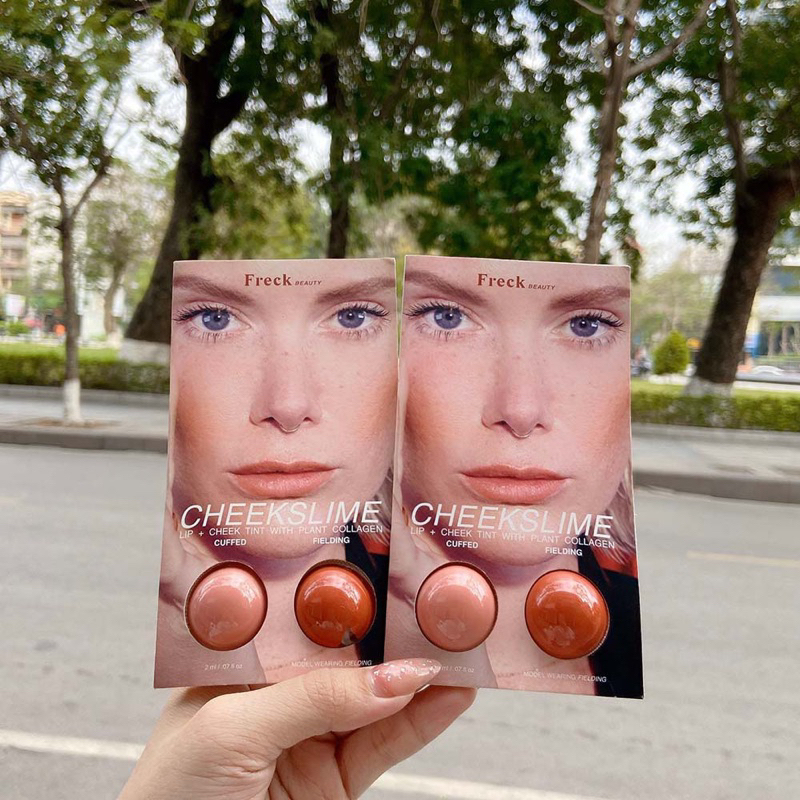 Sample 2ml 2  Má Hồng Dạng Kem Freck Beauty Cheekslime