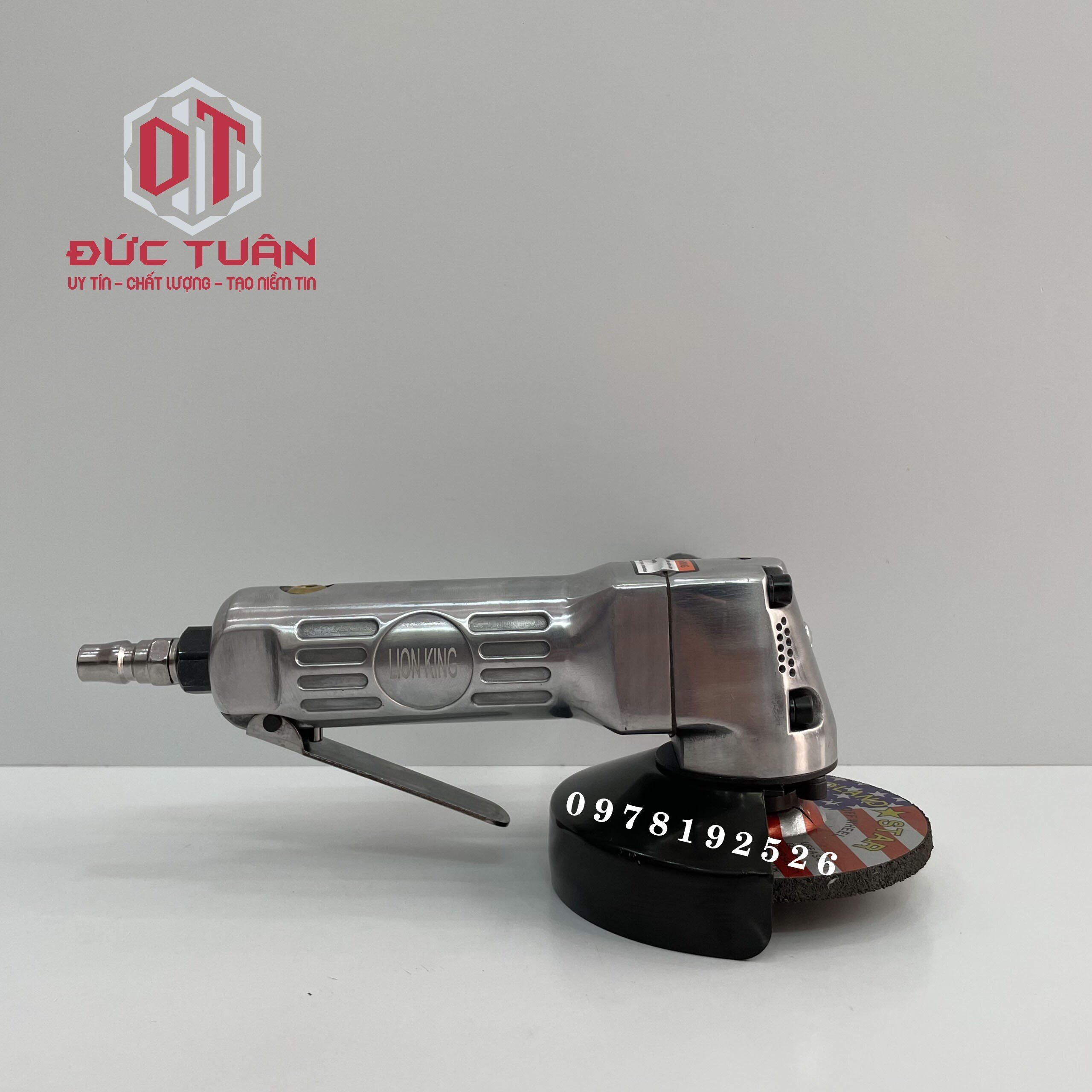 ￼Máy Mài Góc Hiệu Lionking Đường Kính Đĩa 100mm - Dùng Hơi Khí Nén