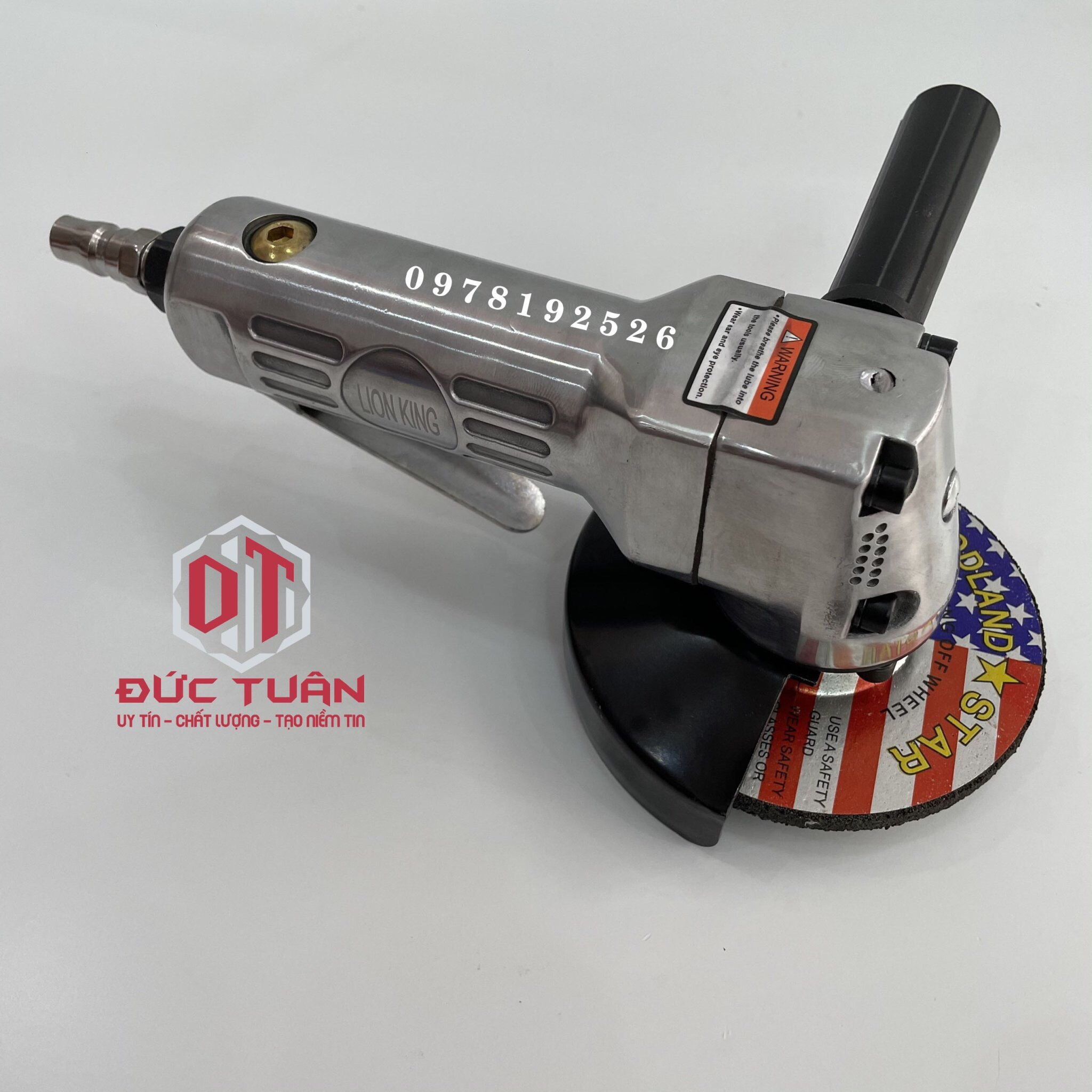 ￼Máy Mài Góc Hiệu Lionking Đường Kính Đĩa 100mm - Dùng Hơi Khí Nén