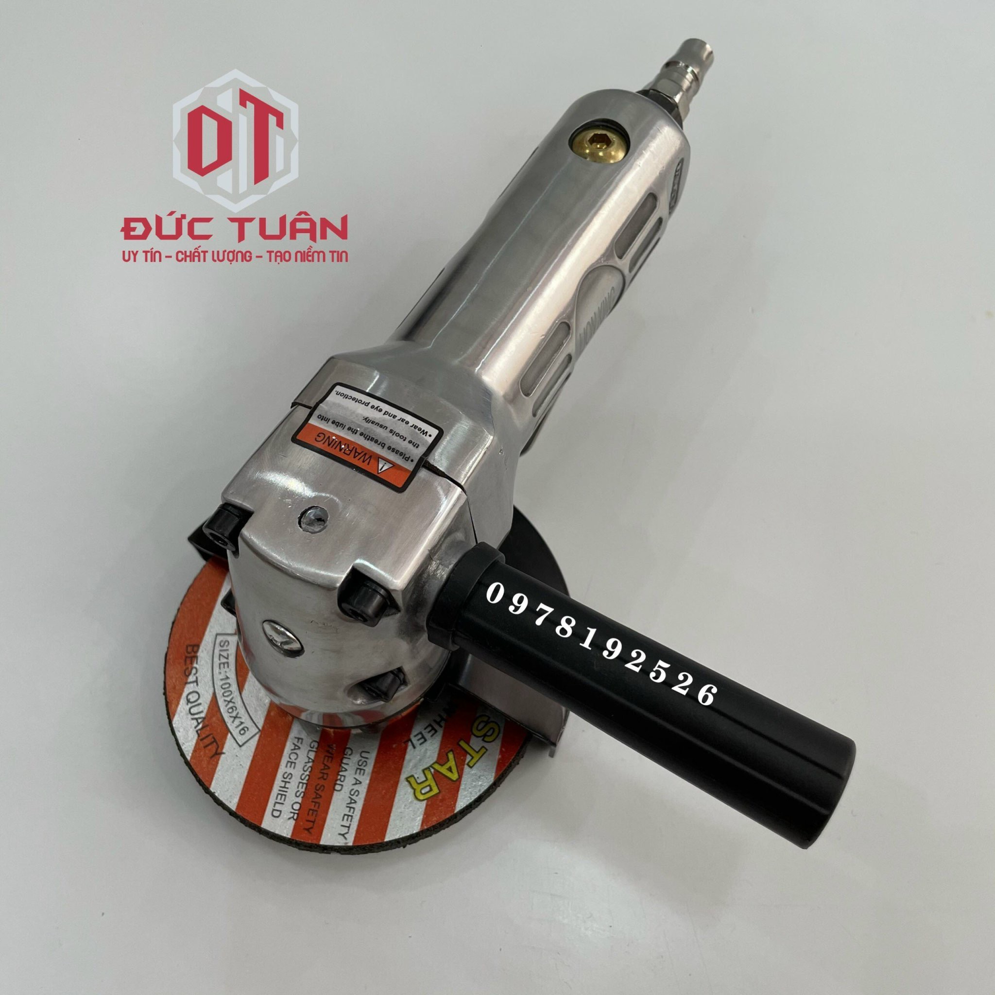 ￼Máy Mài Góc Hiệu Lionking Đường Kính Đĩa 100mm - Dùng Hơi Khí Nén