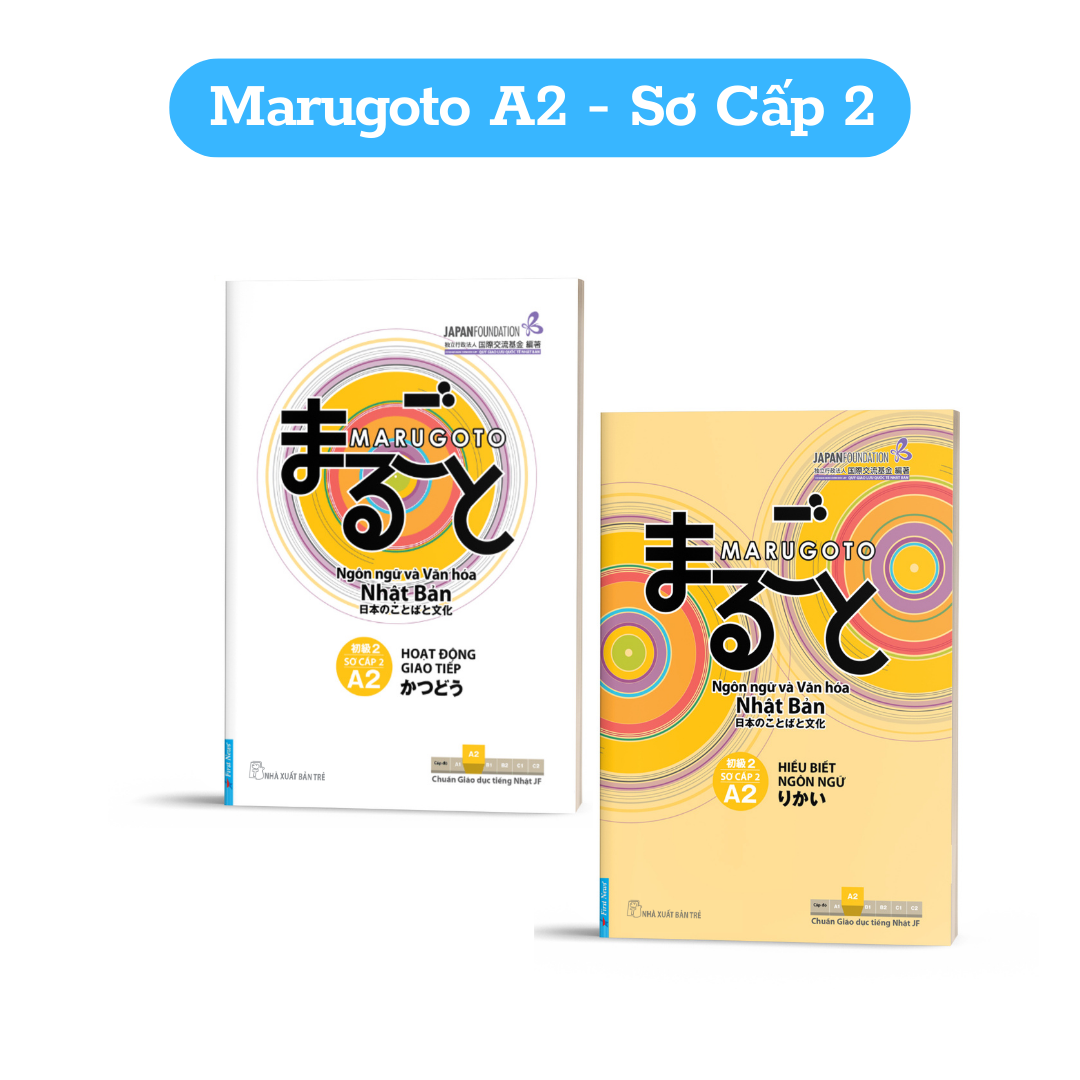 Sách - Combo 6 Cuốn Giáo Trình Marugoto Hiểu Biết Ngôn Ngữ + Hoạt Động Giao Tiếp Trình độ Nhập Môn A1 - A2