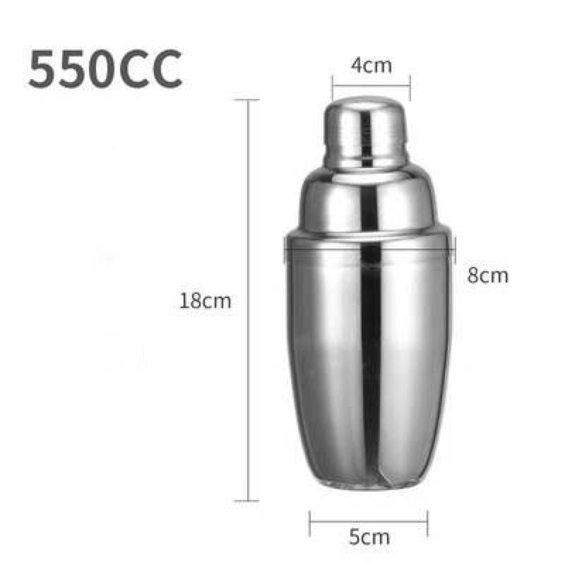 Bình Lắc Shaker pha chế chất liệu inox ( hàng đẹp, loại 1)