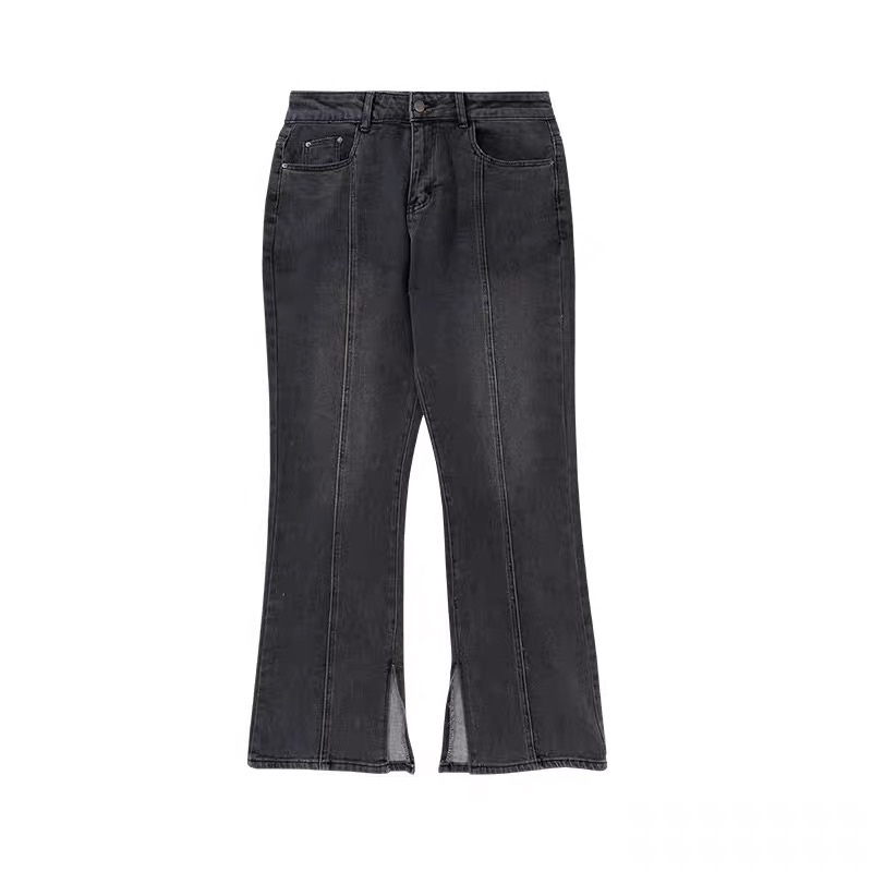 QUẦN JEANS NAM ỐNG LOE THIẾT KẾ XẺ TÀ - #8