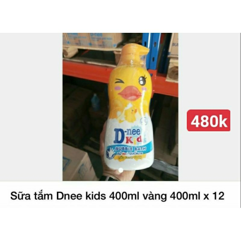 (nguyên thùng 12chai) Sữa Tắm Dnee Kids 400ml