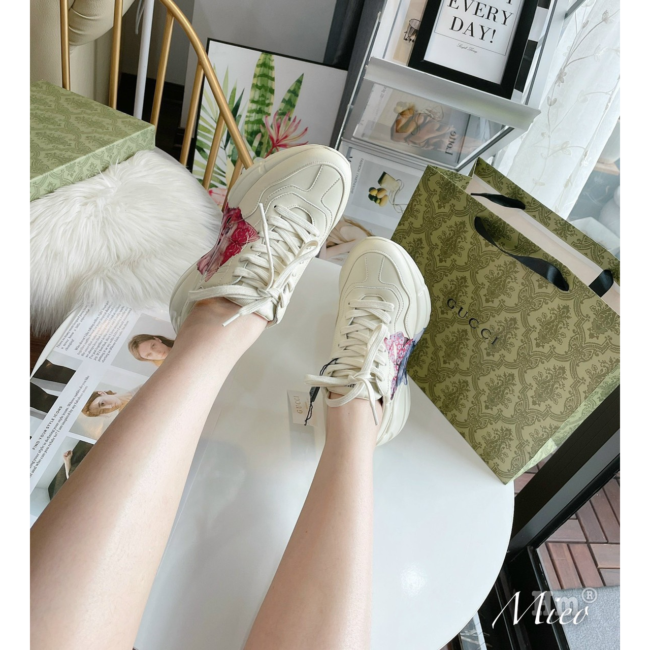 GIÀY THỂ THAO GC RHYTON HỌA TIẾT MÈO