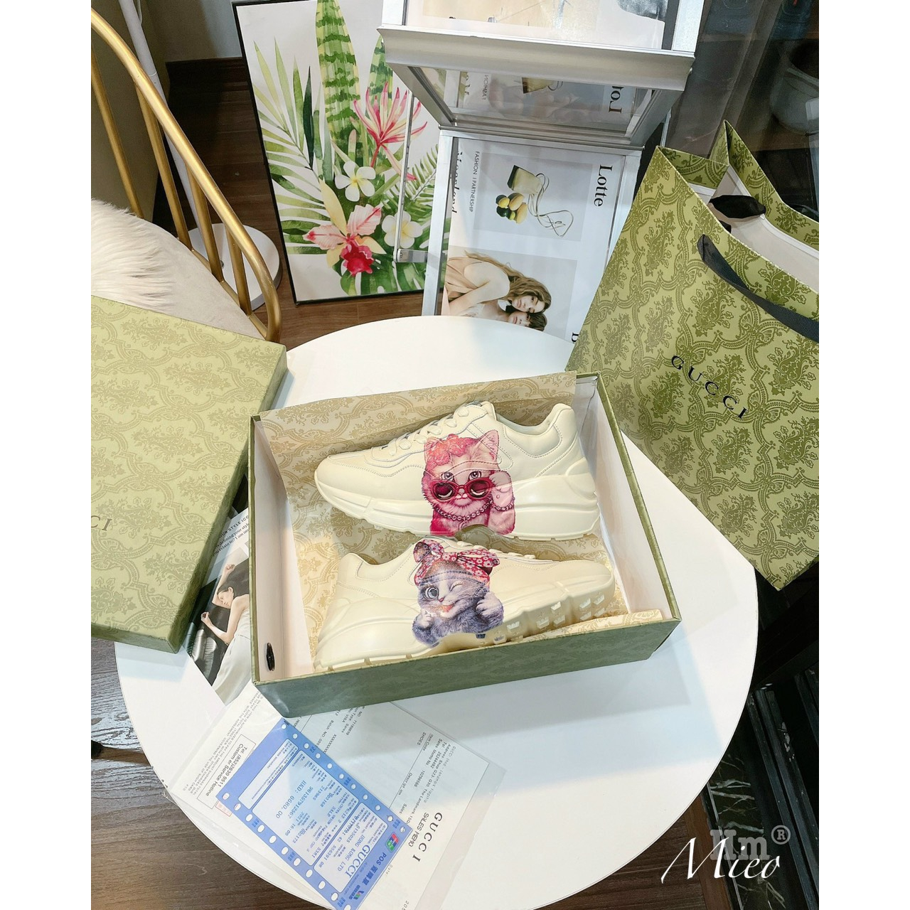 GIÀY THỂ THAO GC RHYTON HỌA TIẾT MÈO