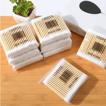 Bịch 100 Tăm Bông Ngoáy Tai Tiện Dụng