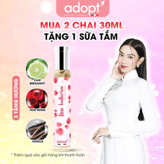 Nước hoa nữ Adopt ROSE BALLERINNE hương thơm ngọt mát dung tích 30ml MS023 - Vanieta Cosmetics